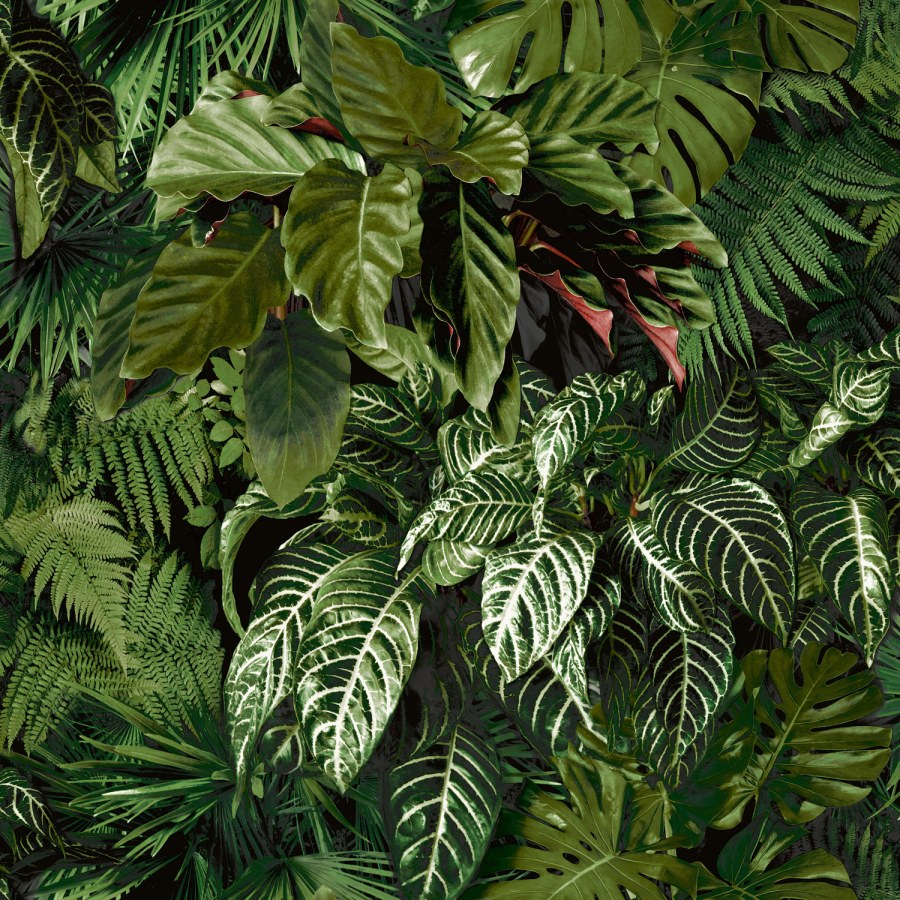 Zelená vliesová tapeta s listy, A58601, Vavex 2025 Zelená vliesová tapeta s listy, A58601, Vavex 2025