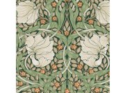 Vliesová tapeta na zeď, zeleno-béžová, květiny, 124242, William Morris At Home