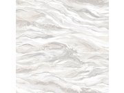 Vliesová tapeta na zeď, šedo-bílá, mramor, 23207-1, Omega, AdaWall