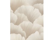 Šedo-béžová vliesová tapeta s listy, BZ3005, Belize, Grandeco