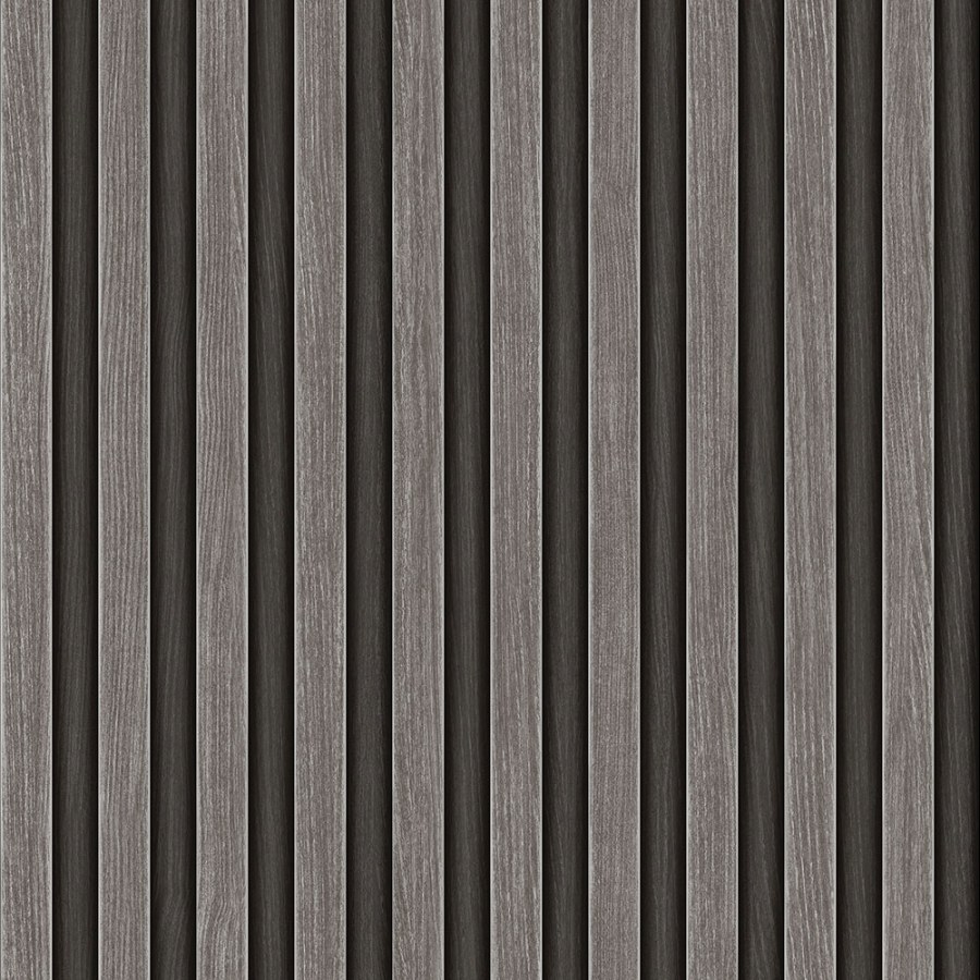 Vliesová tapeta na zeď, šedá, imitace dřeva, lamely, 23211-3, Omega, AdaWall - Vliesové tapety