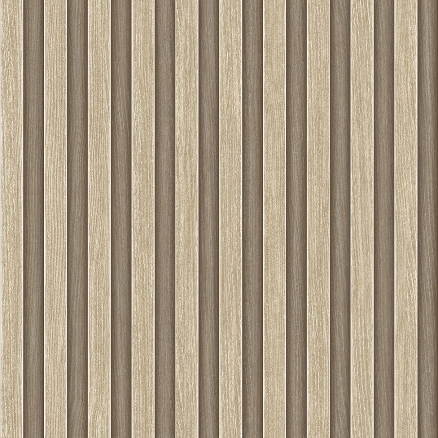 Vliesová tapeta na zeď, béžová, imitace dřeva, lamely, 23211-1, Omega, AdaWall - Vliesové tapety