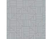 Tapety Yara Tapety dle materiálu Vliesové tapety - Geometrická vliesová tapeta na zeď, šedá, imitace látky, 23209-5, Omega, AdaWall Geometrická vliesová tapeta na zeď, šedá, imitace látky, 23209-5, Omega, AdaWall