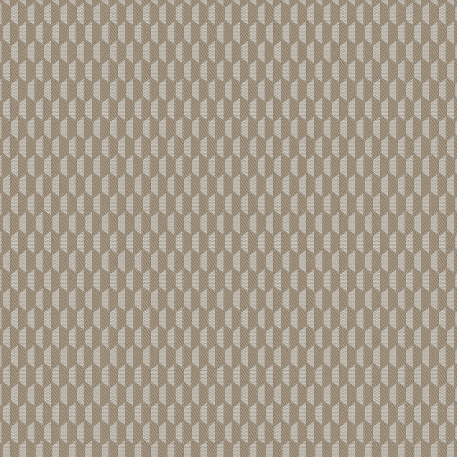 Geometrická vliesová tapeta na zeď, hnědá, imitace látky, 23208-5, Omega, AdaWall