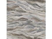 Vliesová tapeta na zeď, šedo-hnědá, mramor, 23207-4, Omega, AdaWall