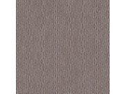 Geometrická vliesová tapeta na zeď, hnědá, imitace látky, 23205-5, Omega, AdaWall