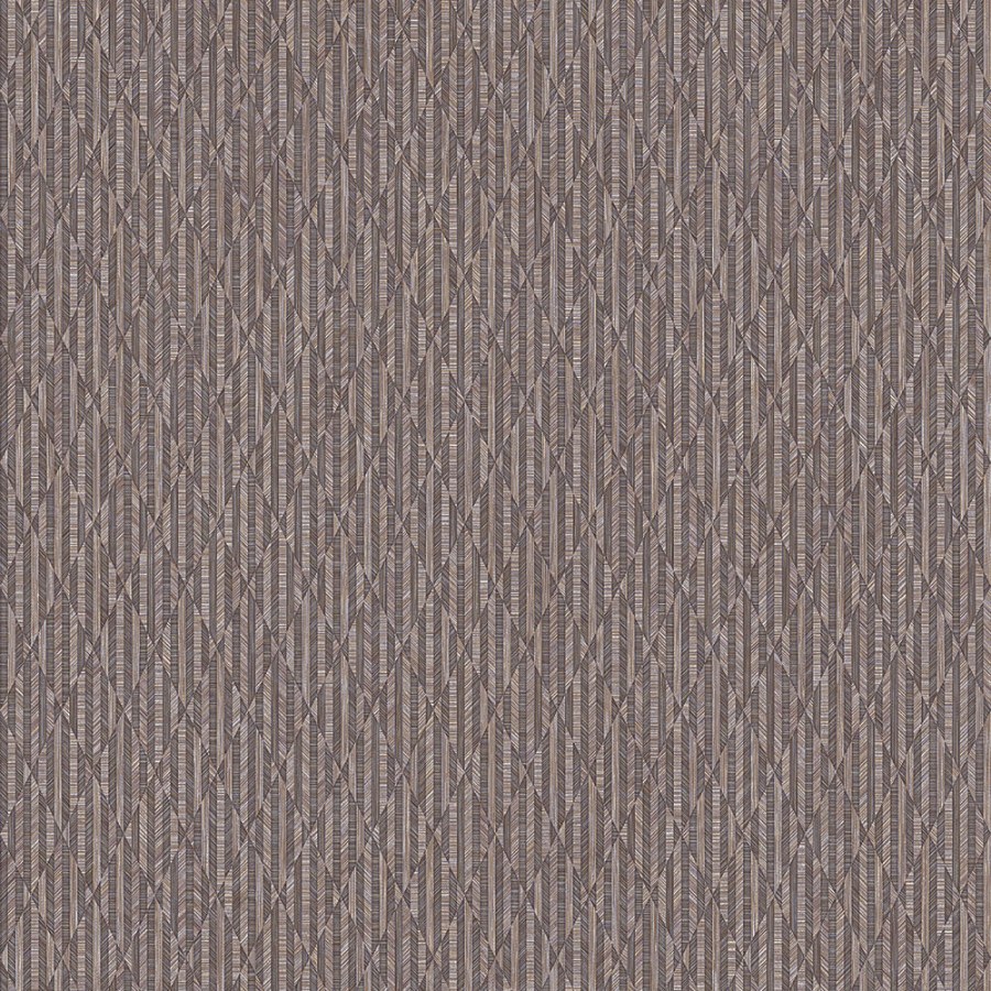 Geometrická vliesová tapeta na zeď, hnědá, imitace látky, 23205-5, Omega, AdaWall - Vliesové tapety