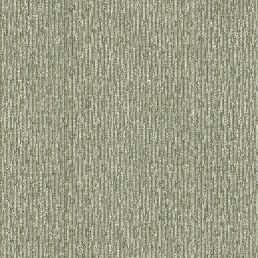 Geometrická vliesová tapeta na zeď, zelená, imitace látky, 23205-4, Omega, AdaWall - Vliesové tapety