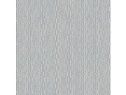 Geometrická vliesová tapeta na zeď, šedá, imitace látky, 23205-3, Omega, AdaWall