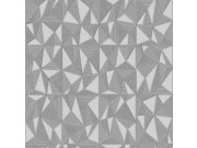 Geometrická vliesová tapeta na zeď, šedá, 23204-3, Omega, AdaWall Tapety Yara - AdaWall