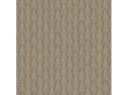 Geometrická vliesová tapeta na zeď, hnědo-zlatá, 23202-5, Omega, AdaWall