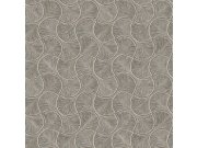 Geometrická vliesová tapeta na zeď, hnědá, 23201-5, Omega, AdaWall