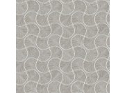 Geometrická vliesová tapeta na zeď, šedá, 23201-4, Omega, AdaWall