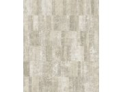 Šedo-béžová geometrická vliesová tapeta na zeď, A69401, Omura, Grandeco