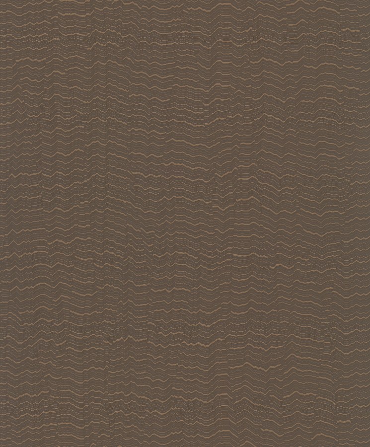 Hnědá vliesová tapeta na zeď, vlnky, BZ3408, Belize, Grandeco Hnědá vliesová tapeta na zeď, vlnky, BZ3408, Belize, Grandeco