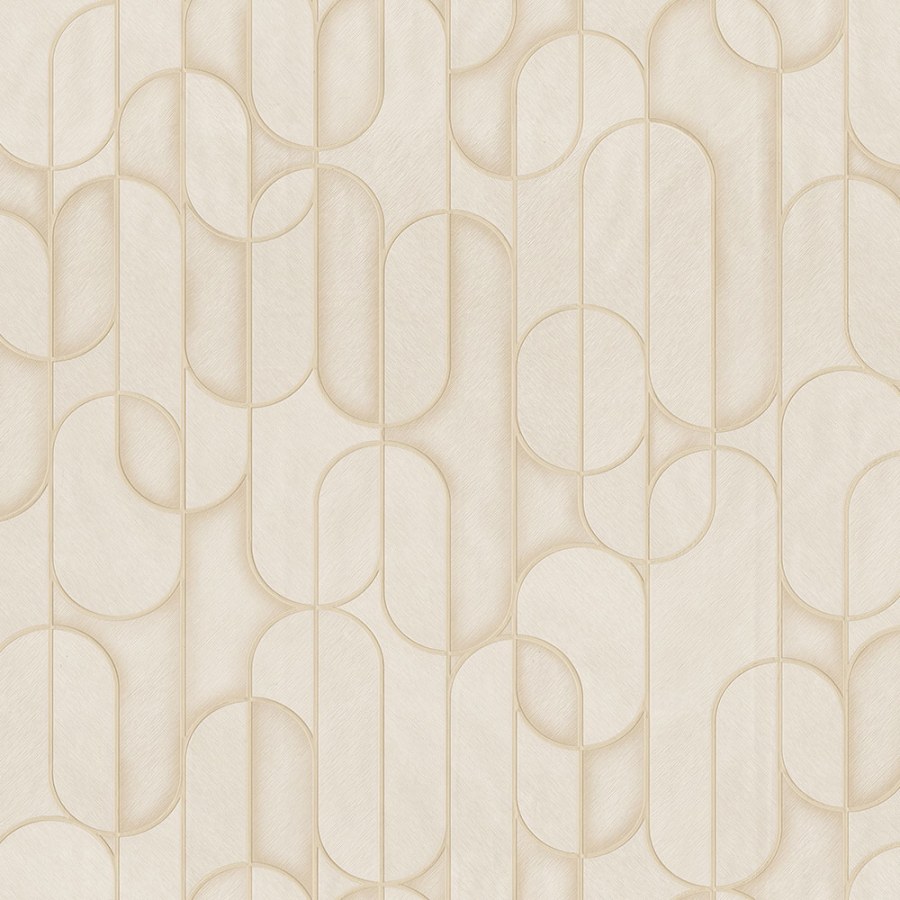 Geometrická vliesová tapeta na zeď, béžová, 1514-2, Vera, AdaWall - Vliesové tapety