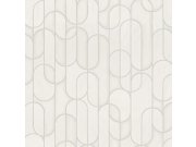 Geometrická vliesová tapeta na zeď, krémová, 1514-1, Vera, AdaWall