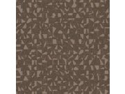 Geometrická vliesová tapeta na zeď, hnědá, 1512-4, Vera, AdaWall