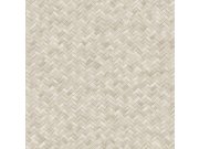 Vliesová tapeta na zeď, béžová, imitace rohože, 1511-3, Vera, AdaWall Tapety Yara - AdaWall