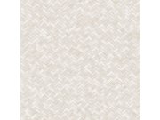 Vliesová tapeta na zeď, krémová, imitace rohože, 1511-2, Vera, AdaWall Tapety Yara - AdaWall