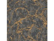 Vliesová tapeta na zeď, černo-zlatá, mramor, 1503-5, Vera, AdaWall
