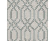 Geometrická vliesová tapeta na zeď, šedá, 1502-3, Vera, AdaWall