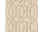 Geometrická vliesová tapeta na zeď, béžová, 1502-2, Vera, AdaWall