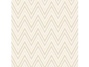 Geometrická vliesová tapeta na zeď, béžová, cik cak vzor, 1509-2, Vera, AdaWall Tapety Yara - AdaWall