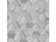 Luxusní stříbrná geometrická vliesová tapeta na zeď, Z12830, Automobili Lamborghini 3