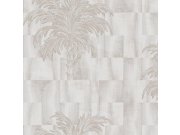 Luxusní šedo-béžová vliesová tapeta s palmami, Z34942, Elie Saab 2