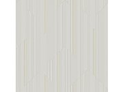 Luxusní šedo-béžová geometrická vliesová tapeta na zeď, Z34923, Elie Saab 2