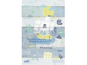 Obrazová tapeta pro kluky Piráti 364107, Wallpower Junior, Eijffinger Tapety Yara - Eijffinger