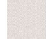 Vliesová tapeta na zeď, šedo-béžová, pruhy, rybí kost, M69219, Nomade, Ugépa