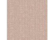 Vliesová tapeta na zeď, hnědá, pruhy, rybí kost, M69205, Nomade, Ugépa Tapety Yara - Ugépa