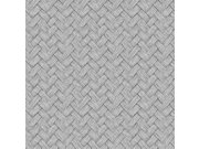 Tapety Yara Tapety dle materiálu Vliesové tapety - Vliesová tapeta na zeď, šedá, imitace rohože, M69099D, Nomade, Ugépa Vliesová tapeta na zeď, šedá, imitace rohože, M69099D, Nomade, Ugépa
