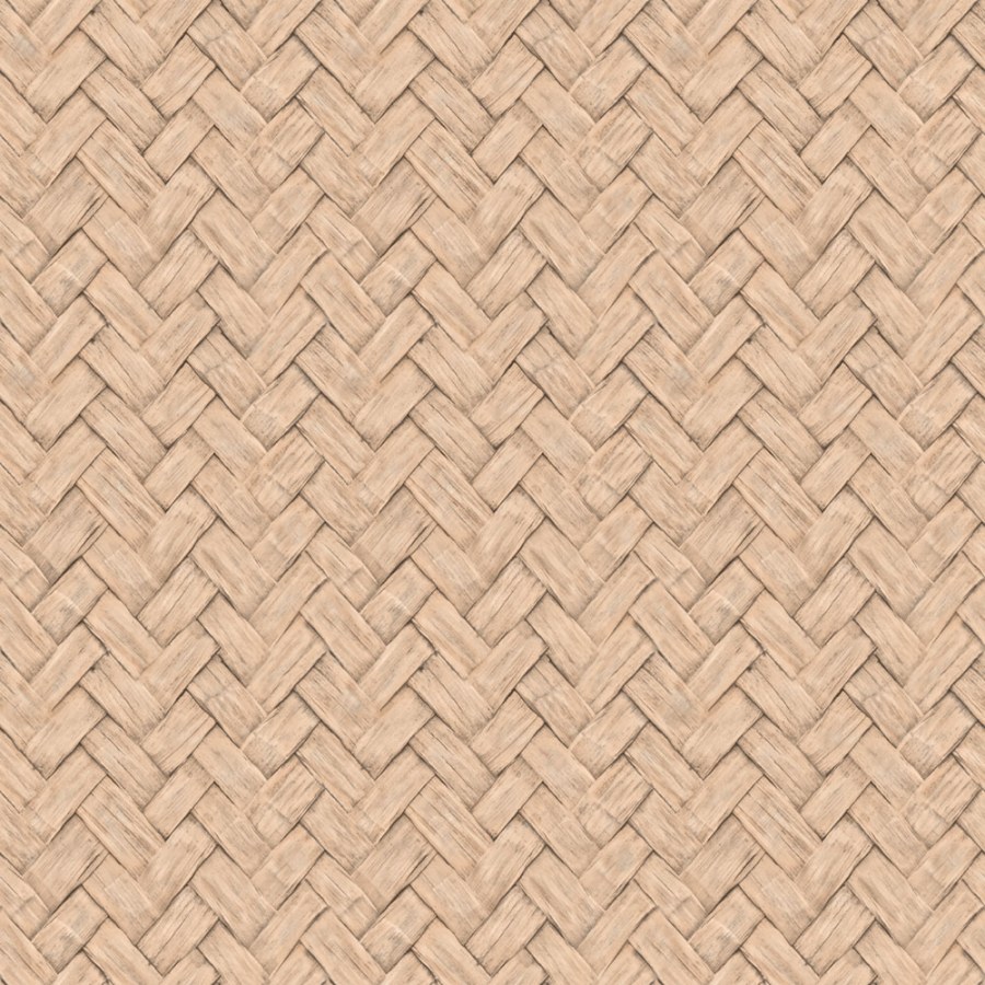 Vliesová tapeta na zeď, hnědá, imitace rohože, M69098D, Nomade, Ugépa - Vliesové tapety