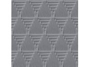 Vliesová tapeta na zeď, šedá, imitace rohože, M68809, Nomade, Ugépa