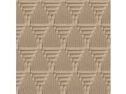 Tapety Yara Ugépa - Vliesová tapeta na zeď, hnědá, imitace rohože, M68807, Nomade, Ugépa Vliesová tapeta na zeď, hnědá, imitace rohože, M68807, Nomade, Ugépa