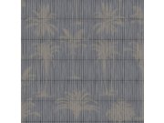 Tapety Yara Tapety dle materiálu Vliesové tapety - Vliesová tapeta na zeď, šedá, palmy, M68709, Nomade, Ugépa Vliesová tapeta na zeď, šedá, palmy, M68709, Nomade, Ugépa