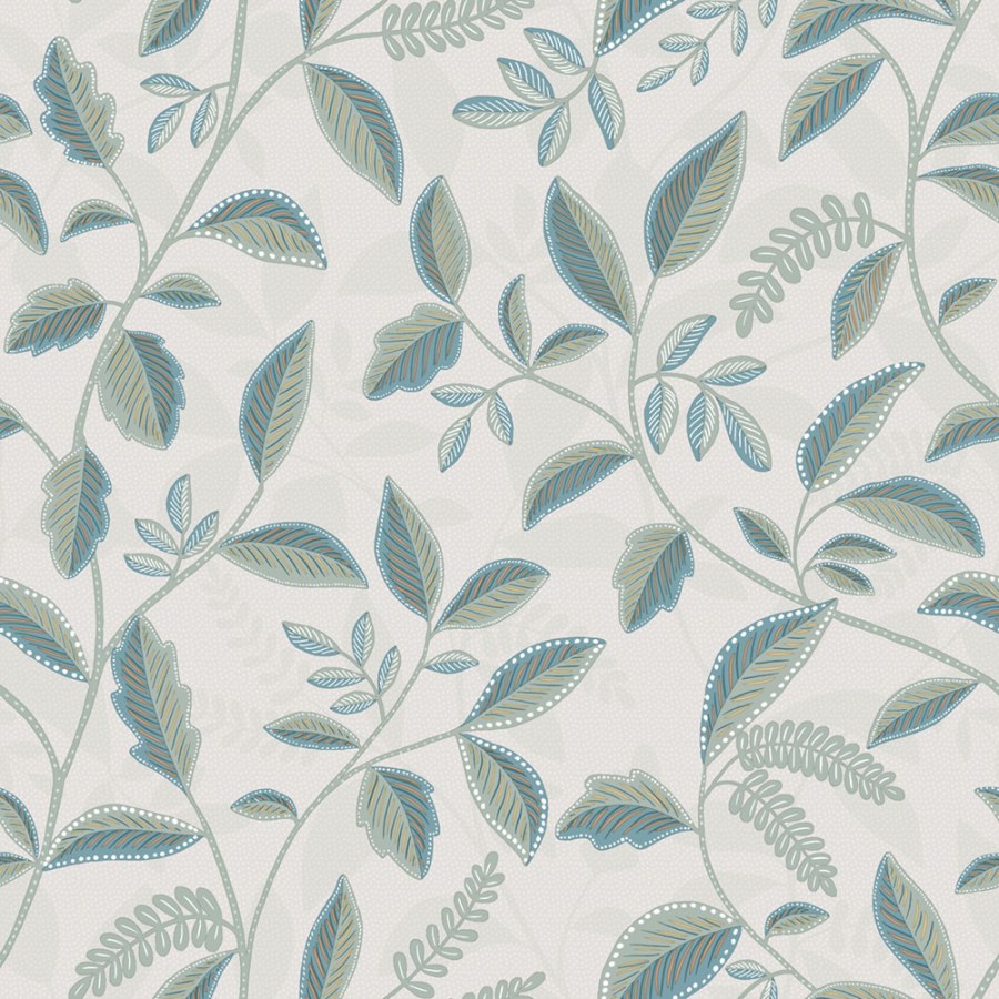 Vliesová tapeta na zeď, zelená, listy, M66004, Nomade, Ugépa - Vliesové tapety