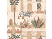 Tapety Yara Tapety dle materiálu Vliesové tapety - Vliesová tapeta na zeď, hnědo-béžová, stromy, rostliny, M65908, Nomade, Ugépa Vliesová tapeta na zeď, hnědo-béžová, stromy, rostliny, M65908, Nomade, Ugépa