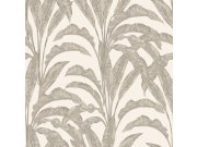 Tapety Yara Ugépa - Vliesová tapeta na zeď, šedo-béžová, listy, M61907, Nomade, Ugépa Vliesová tapeta na zeď, šedo-béžová, listy, M61907, Nomade, Ugépa