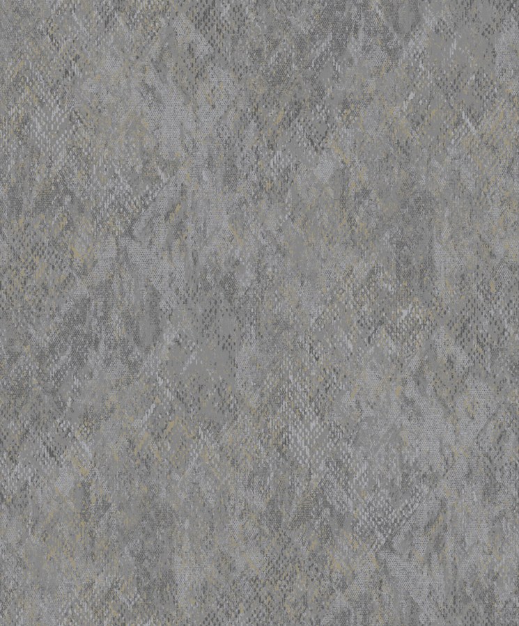 Vliesová tapeta na zeď, šedá, imitace hadí kůže, M33419, Nomade, Ugépa - Vliesové tapety
