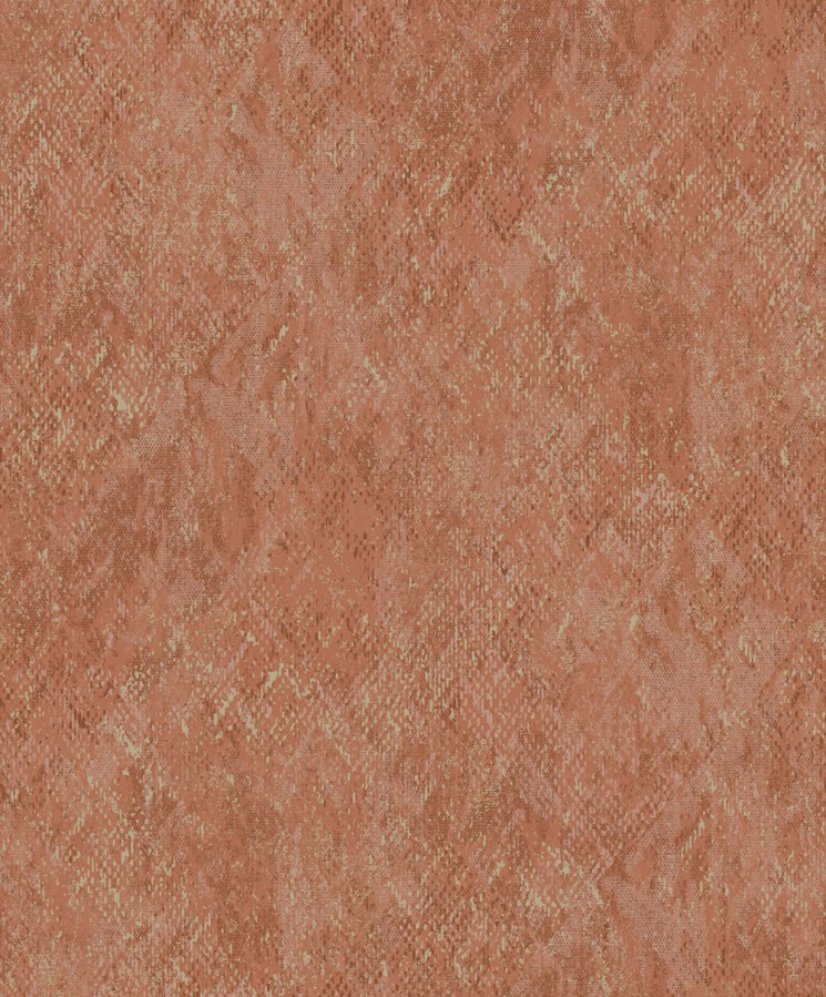 Vliesová tapeta na zeď, oranžová, imitace hadí kůže, M33408, Nomade, Ugépa - Vliesové tapety