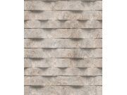 Vliesová tapeta na zeď, hnědo-šedá, 3D obklad mramor, M79908, Brut, Ugépa