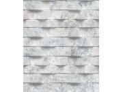 Tapety Yara Tapety dle materiálu Vliesové tapety - Vliesová tapeta na zeď, modrá, 3D obklad mramor, M79901, Brut, Ugépa Vliesová tapeta na zeď, modrá, 3D obklad mramor, M79901, Brut, Ugépa