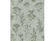 Vliesová tapeta na zeď, zelená, imitace korku, květiny, M78304, Brut, Ugépa