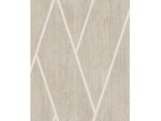 Geometrická vliesová tapeta na zeď, béžová, dřevo, M75717, Brut, Ugépa