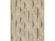 Vliesová tapeta na zeď, béžová, 3D imitace dřevěného obložení, lamely, M75617, Brut, Ugépa