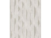 3D Vliesová tapeta na zeď, šedo-bílá, imitace dřevěného obložení, lamely, M75609, Brut, Ugépa